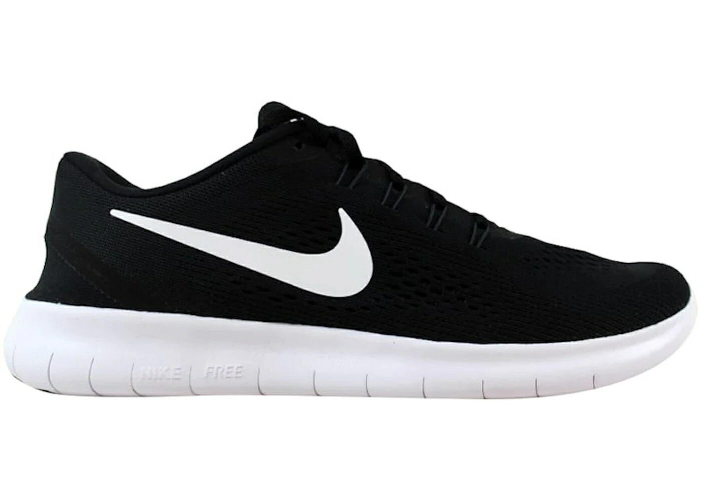 ナイキ フリー 黒色 ブラック 白色 ホワイト スニーカー メンズ NIKE FREE RN BLACK/WHITE-ANTHRACITE / BLACK WHITE ANTHRACITE