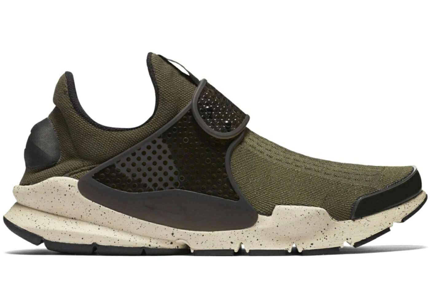 ナイキ ダート カーゴ カーキ 黒色 ブラック スニーカー メンズ NIKE SOCK DART CARGO KHAKI / CARGO KHAKI BLACK RATTAN