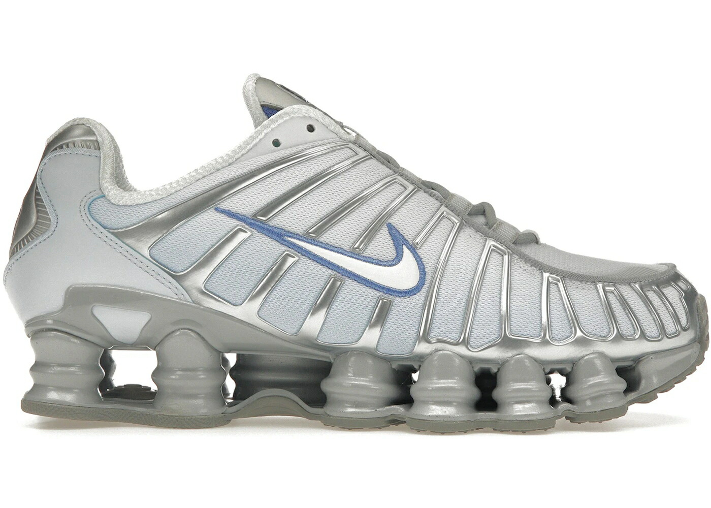 ナイキ ショックス プラチナム 青碧 青碧 ポーラー WOMEN\u0027S スニーカー レディース NIKE SHOX TL METALLIC PLATINUM BLUE TINT (WOMEN\u0027S) / METALLIC PLATINUM POLAR BLUE