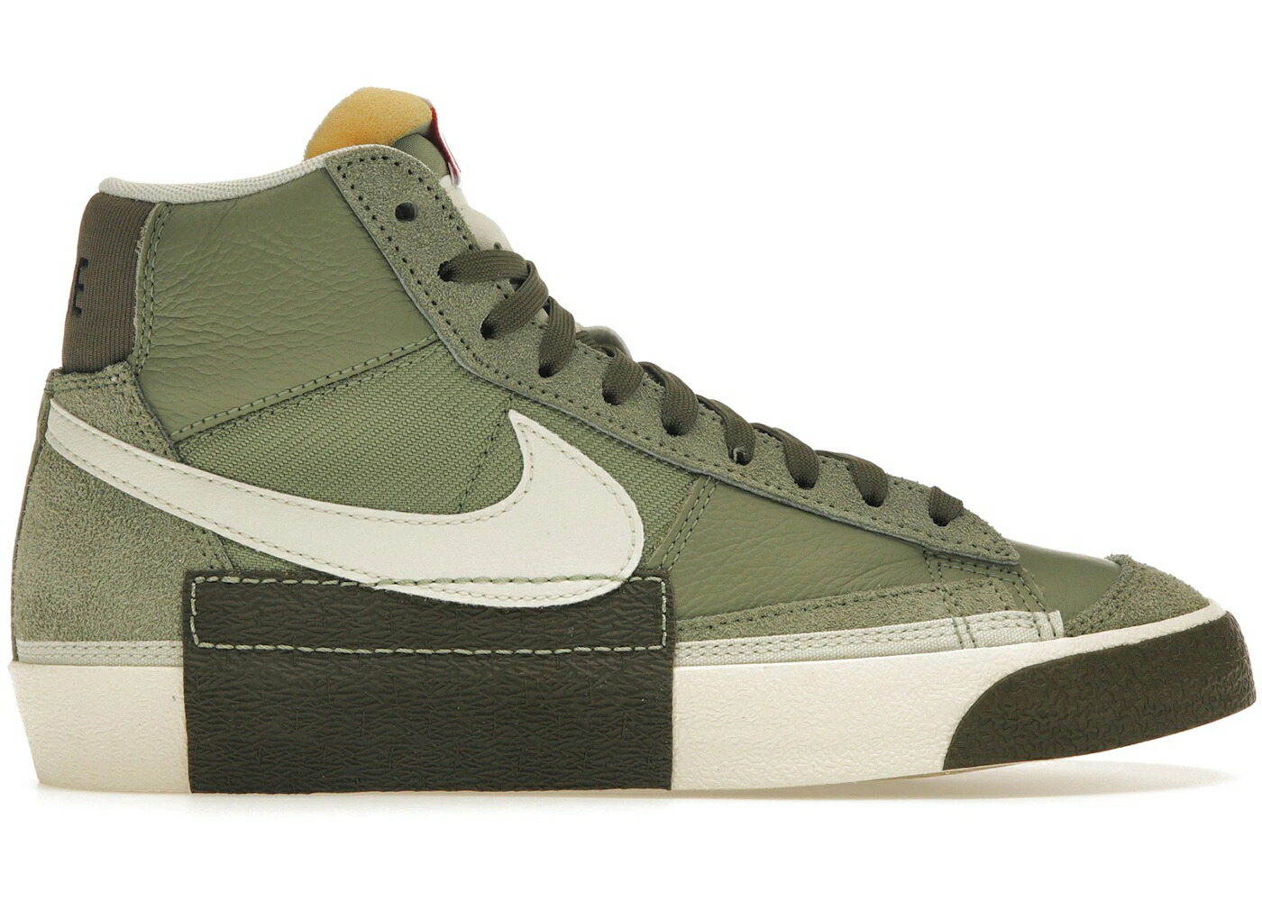 ナイキ ブレイザー ミッド プロ クラブ 緑 グリーン オリーブ スニーカー メンズ NIKE BLAZER MID PRO CLUB OIL GREEN MEDIUM OLIVE / OIL GREEN MEDIUM OLIVE COCONUT