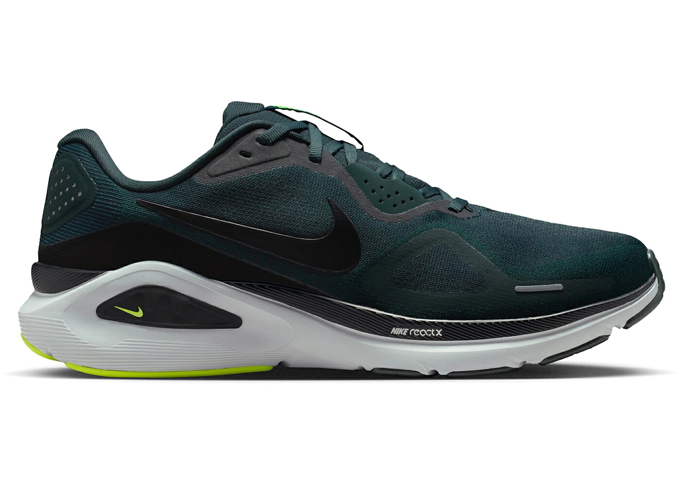 ナイキ 黒いこと 黒いこと 純然たる プラチナム スニーカー メンズ NIKE STRUCTURE 26 SEAWEED VOLT BLACK / SEAWEED VOLT PURE PLATINUM BLACK