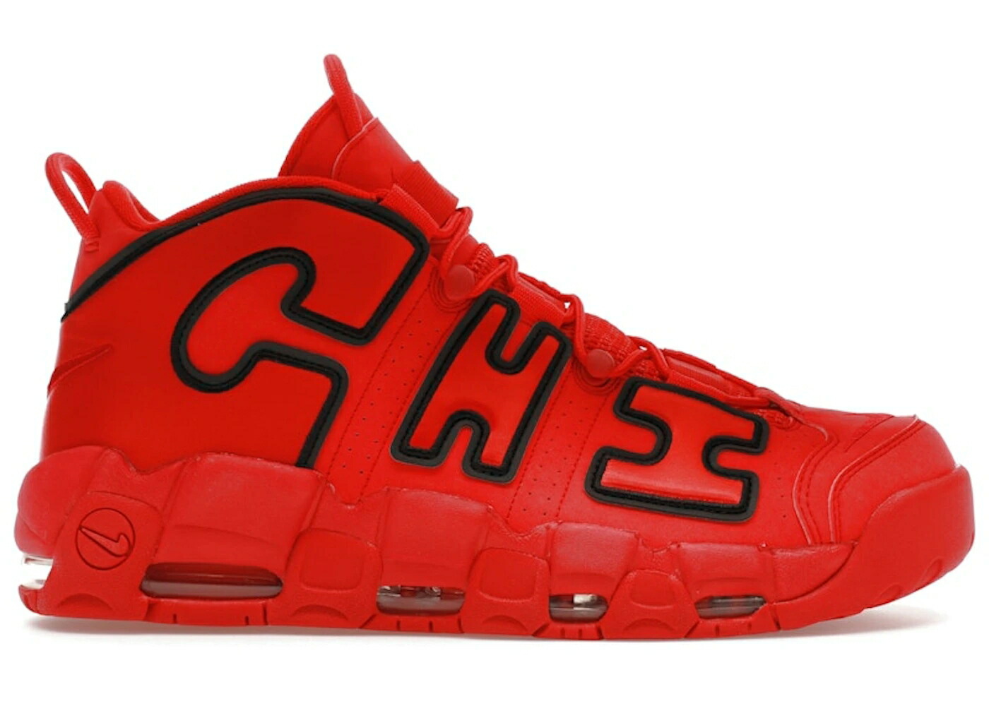 ナイキ アップテンポ シカゴ 赤 レッド エアモアアップテンポ モアテン スニーカー メンズ NIKE AIR MORE UPTEMPO CHICAGO / UNIVERSITY RED UNIVERSITY RED