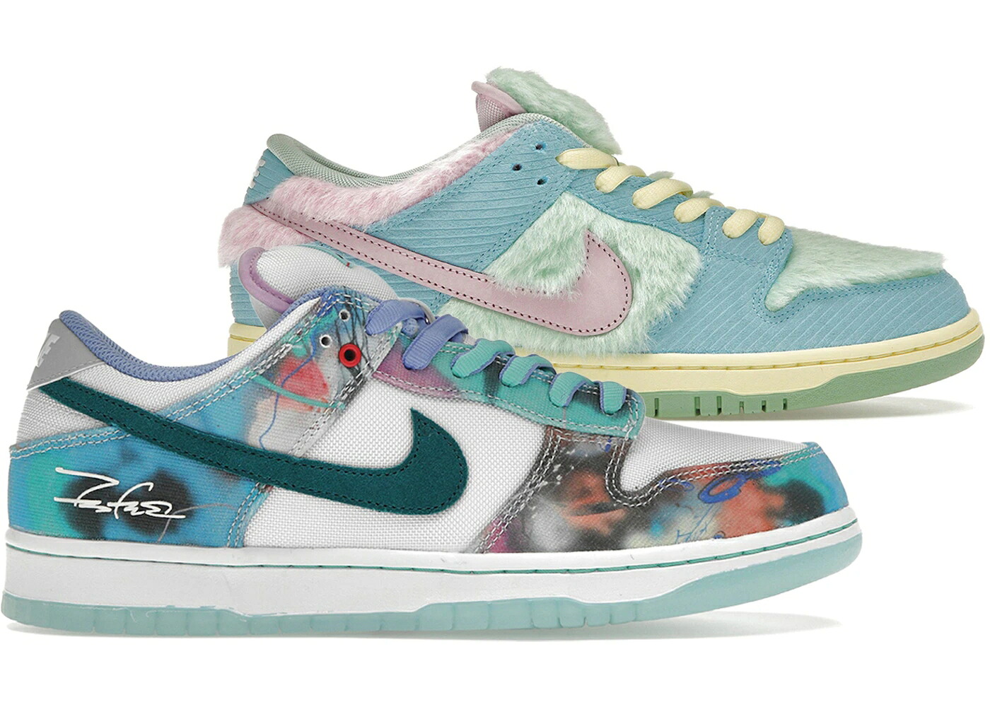 ナイキ エスビー ダンク ダンクロー スニーカー メンズ NIKE SB DUNK LOW FUTURA LABORATORIES X VERDY VISTY (SPECIAL BOX) / MUTLI COLOR MULTI COLOR MULTI