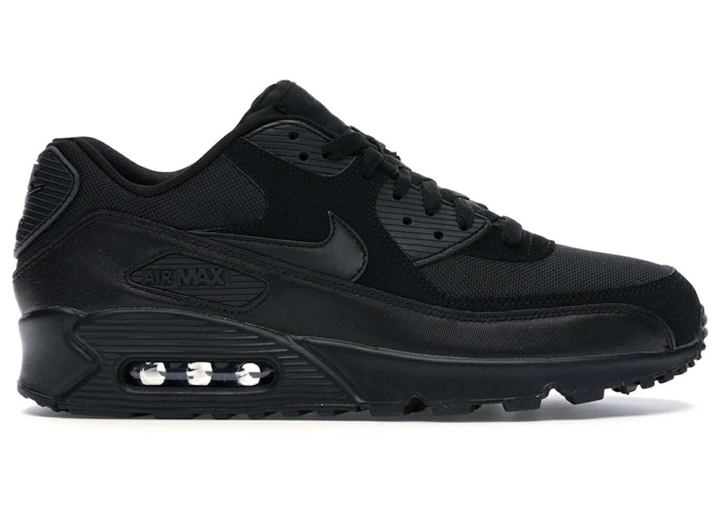 ナイキ マックス 黒いこと 黒いこと エア湖マックス スニーカー メンズ NIKE AIR MAX 90 TRIPLE BLACK (2018) / BLACK BLACK BLACK BLACK