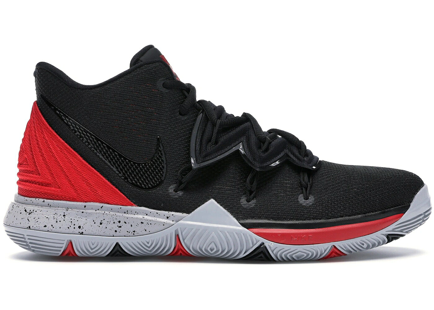 ナイキ カイリー 赤 レッド 黒色 ブラック ピュア ジュニア キッズ NIKE KYRIE 5 BRED (GS) / UNIVERSITY RED BLACK PURE ベビー マタニティ スニーカー