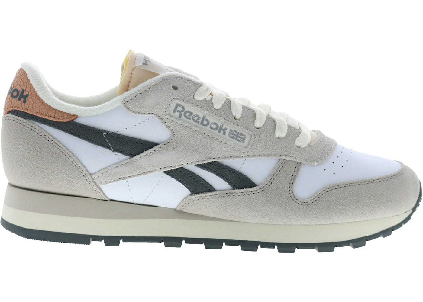 リーボック クラシック レザー 白色 ホワイト 灰色 グレー スニーカー メンズ REEBOK CLASSIC LEATHER WHITE MOONSTONE / WHITE MOONSTONE GREY