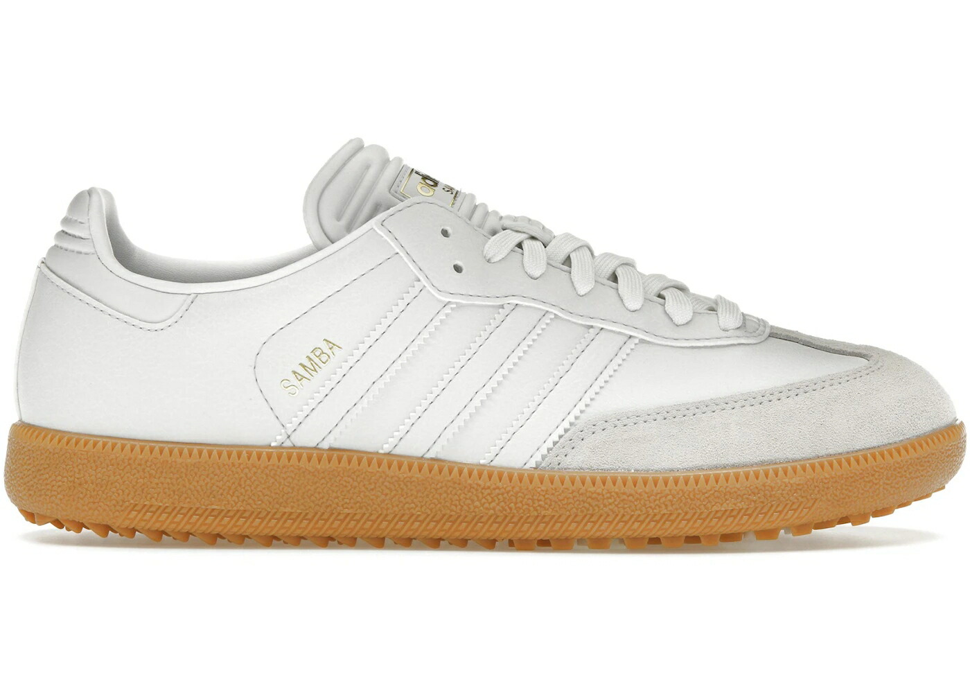 アディダス サンバ ゴルフ 白色 ホワイト スニーカー メンズ ADIDAS SAMBA GOLF CRYSTAL WHITE GUM / CRYSTAL WHITE CRYSTAL WHITE GUM