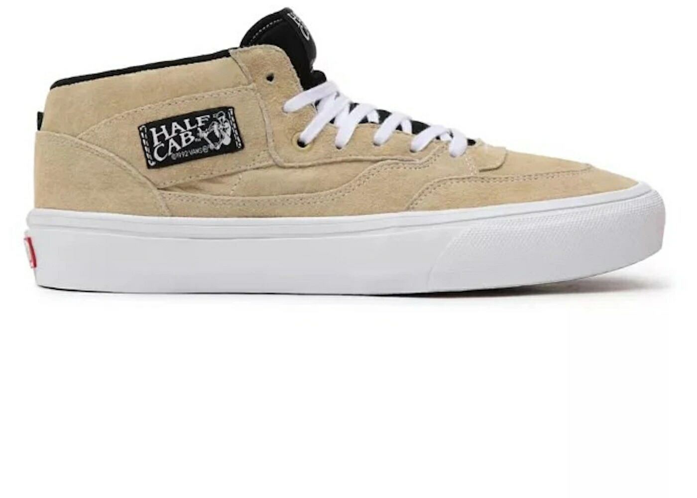ヴァンズ バンズ ハーフ 白色 ホワイト ハーフキャブ スニーカー メンズ VANS HALF CAB TAUPE / TAUPE WHITE