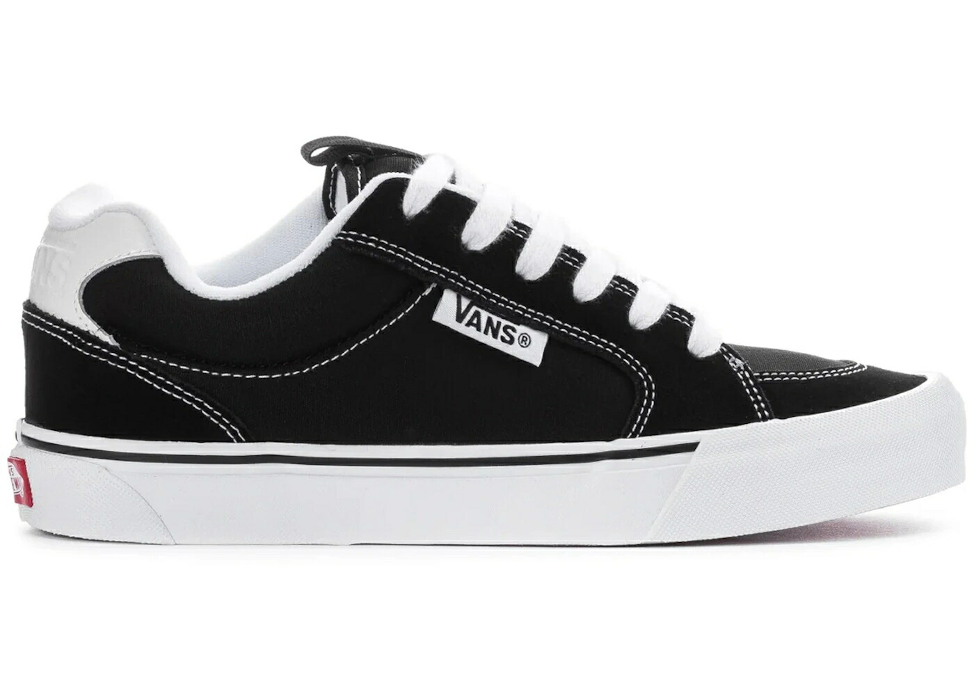 ヴァンズ バンズ チャッカ 黒色 ブラック 白色 ホワイト スニーカー メンズ VANS CHUKKA PUSH LS BLACK WHITE / BLACK WHITE
