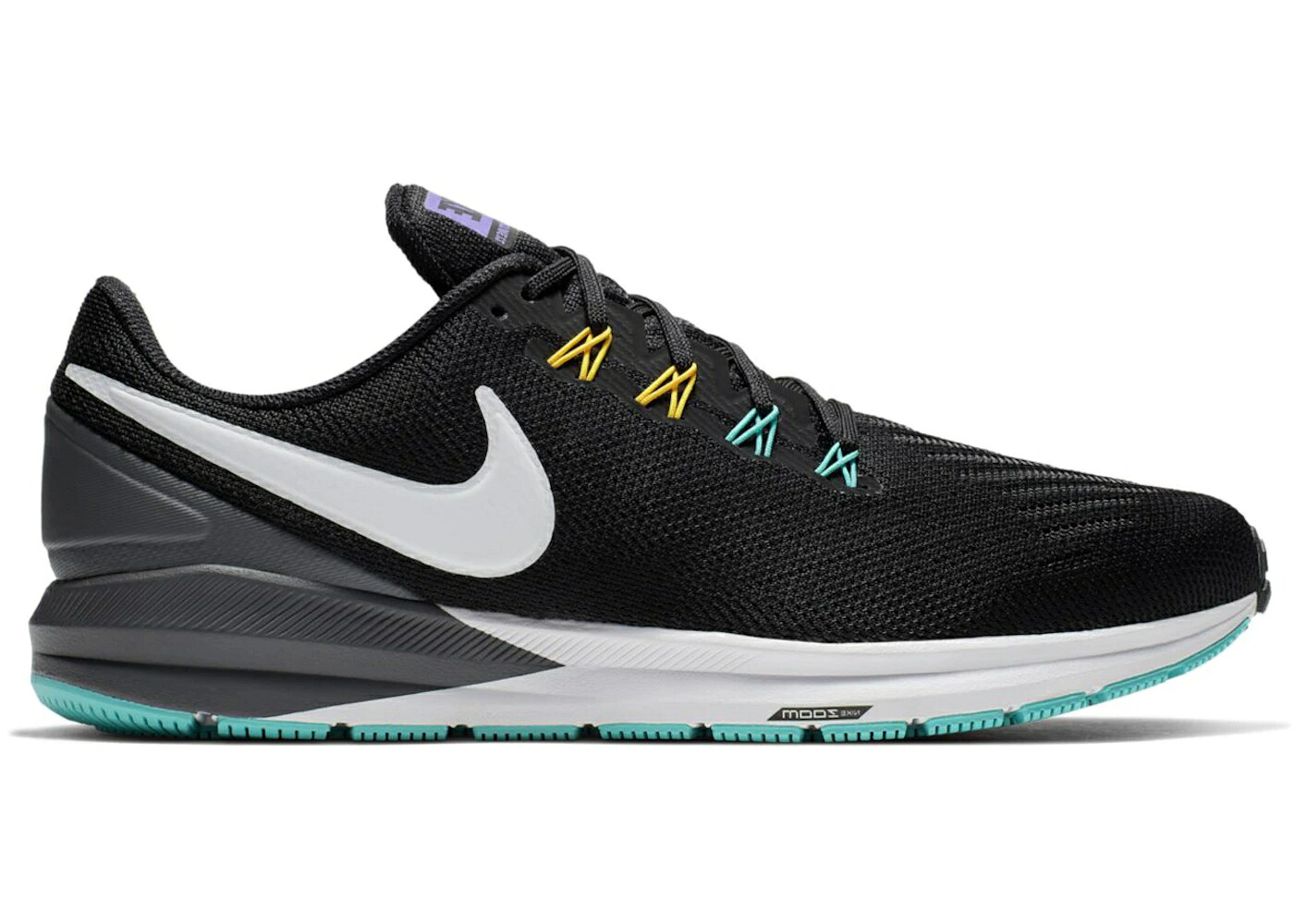 ナイキ 望遠レンズ 薄墨色 薄墨色 黒いこと 黒いこと 白いこと 白いこと スニーカー メンズ NIKE AIR ZOOM STRUCTURE 22 DARK GREY / BLACK WHITE DARK GREY