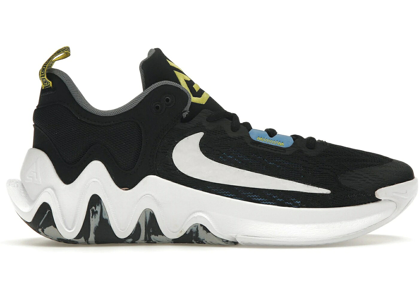 ナイキ 黒いこと 黒いこと 青碧 青碧 薄墨色 薄墨色 スニーカー メンズ NIKE GIANNIS IMMORTALITY 2 STATUE OF ZEUS / BLACK UNIVERSITY BLUE SMOKE GREY