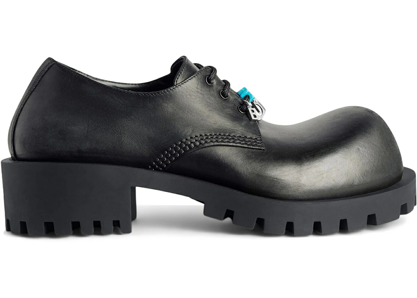 バレンシアガ 黒いこと 黒いこと スニーカー メンズ BALENCIAGA HUMMER DERBIE SHOE BLACK WITH CHARMS /