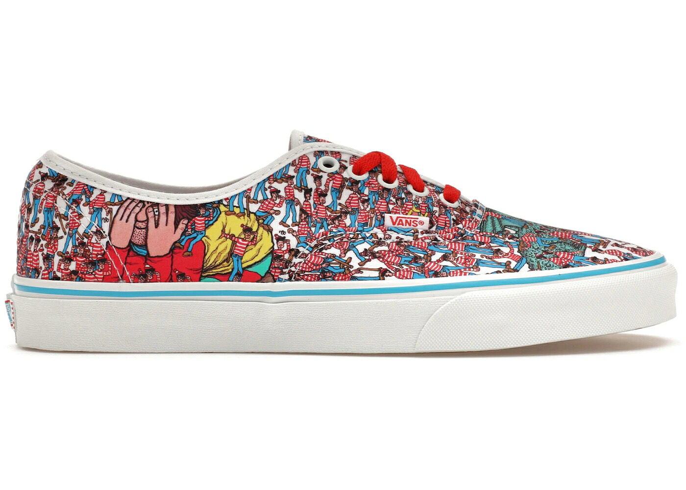 ヴァンズ バンズ 古典派音楽 オーセンティック スニーカー メンズ VANS CLASSIC AUTHENTIC WHERES WALDO LAND OF WALDOS / LAND OF WALDOS