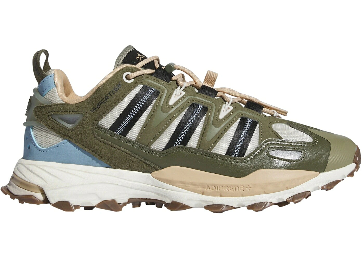 アディダス オリーブ 神通力 ベージュ スニーカー メンズ ADIDAS HYPERTURF ADVENTURE ALUMINIUM OLIVE STRATA MAGIC BEIGE / ALUMINIUM OLIVE STRATA MAGIC