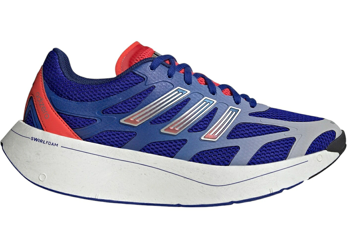 アディダス アディゼロ 制勝 青味 青み 赤 赤いこと 薄墨色 薄墨色 スニーカー メンズ ADIDAS ADIZERO ARUKU VICTORY BLUE / VICTORY BLUE BRIGHT RED GREY TWO