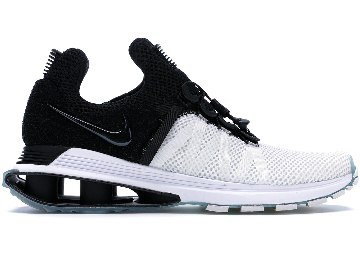 ナイキ ショックス 白色 ホワイト 黒色 ブラック スニーカー メンズ NIKE SHOX GRAVITY WHITE BLACK / WHITE BLACK WHITE