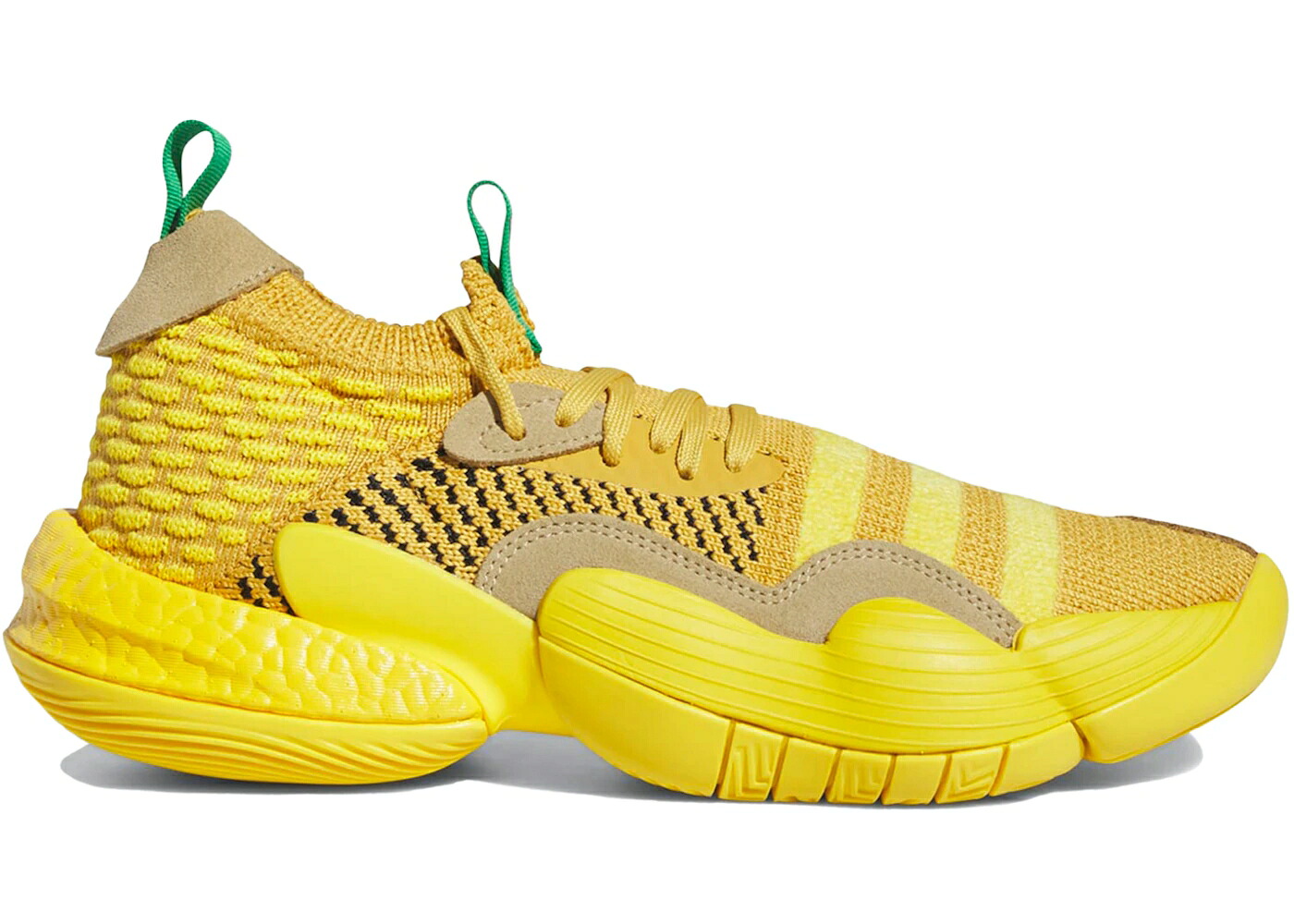 アディダス 黄味がかった 黄色 2.0 スニーカー メンズ ADIDAS TRAE YOUNG HAZY YELLOW / HAZY YELLOW ALMOST YELLOW