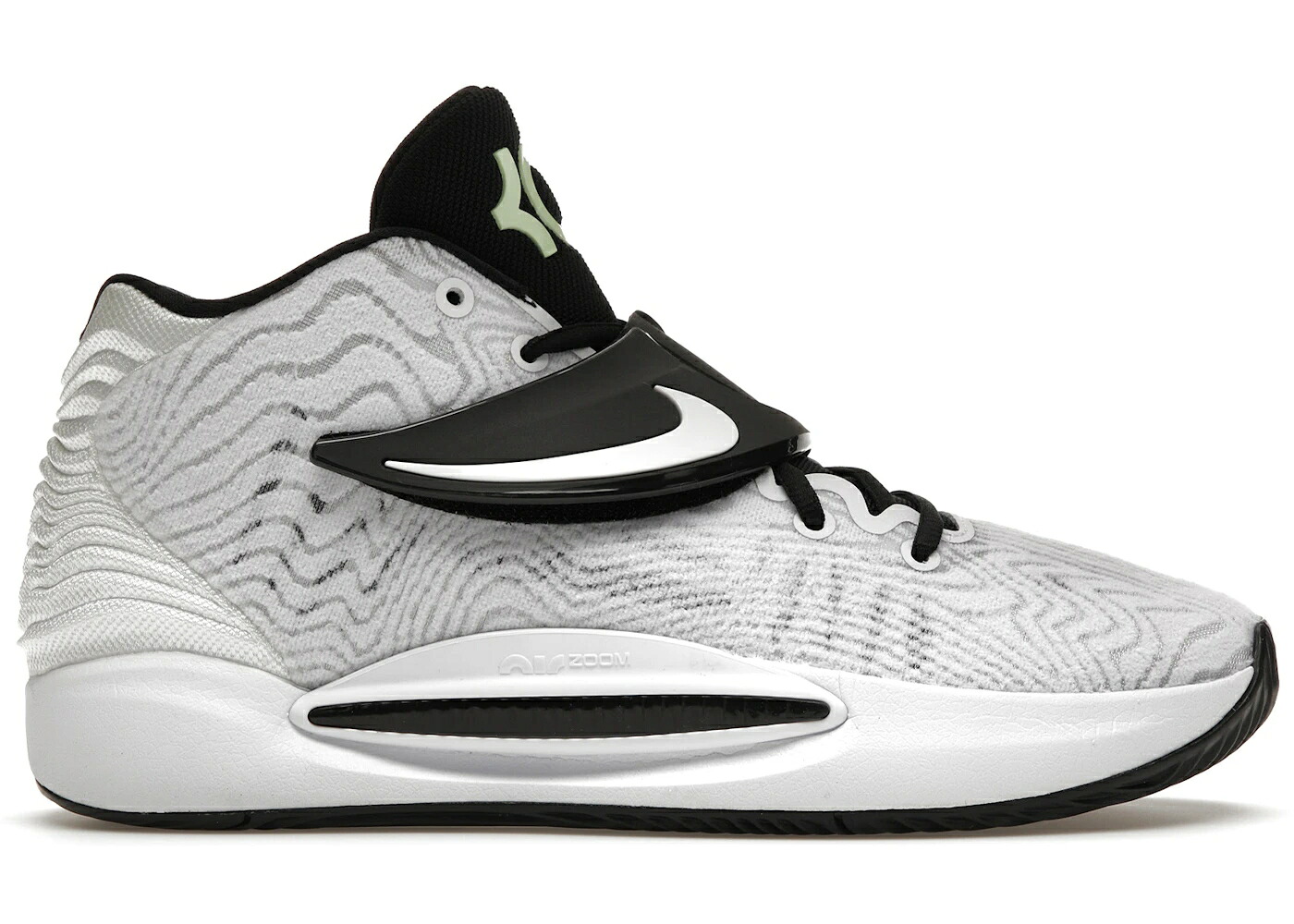 ナイキ 白いこと 白いこと 黒いこと 黒いこと スニーカー メンズ NIKE KD 14 肺結核 WHITE BLACK / WHITE BLACK