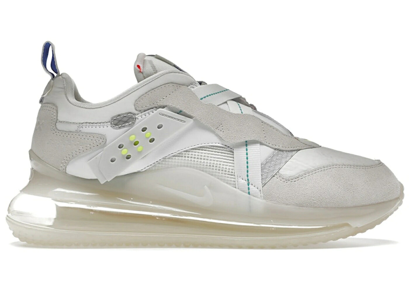 ナイキ マックス 白いこと 白いこと 青味 青み エア湖マックス スニーカー メンズ NIKE AIR MAX 720 OBJ SLIP WHITE / SUMMIT WHITE RACER BLUE