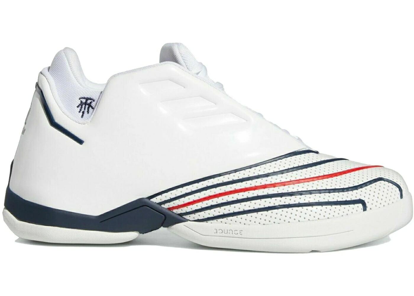 アディダス 白色 ホワイト チーム 紺色 ネイビー スニーカー メンズ ADIDAS T-MAC 2 RESTOMOD USA / CLOUD WHITE TEAM NAVY SCARLET