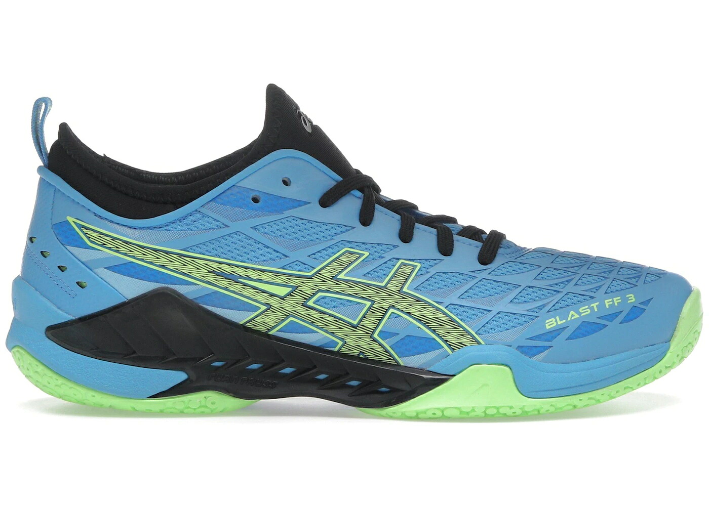 アシックス ブラジャー同盟罷工 菩提樹 張りさける スニーカー メンズ ASICS BLAST FF 3 WATERSCAPE LIME BURST / WATERSCAPE LIME BURST