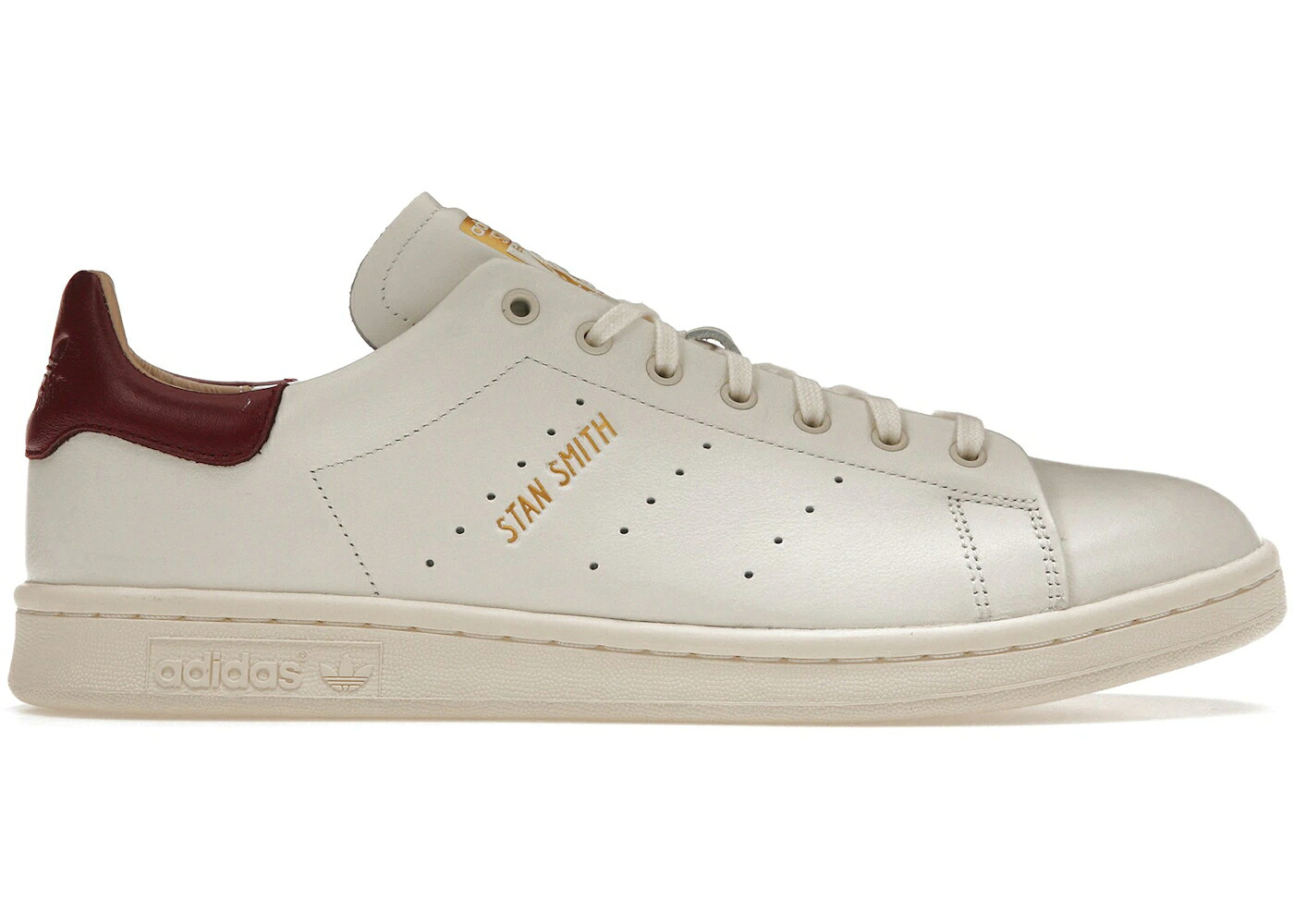 アディダス 白色 ホワイト ワイン色 バーガンディー クリーム スタンスミス スニーカー メンズ  STAN SMITH LUX WHITE BURGUNDY / OFF WHITE CREAM WHITE PANTONE