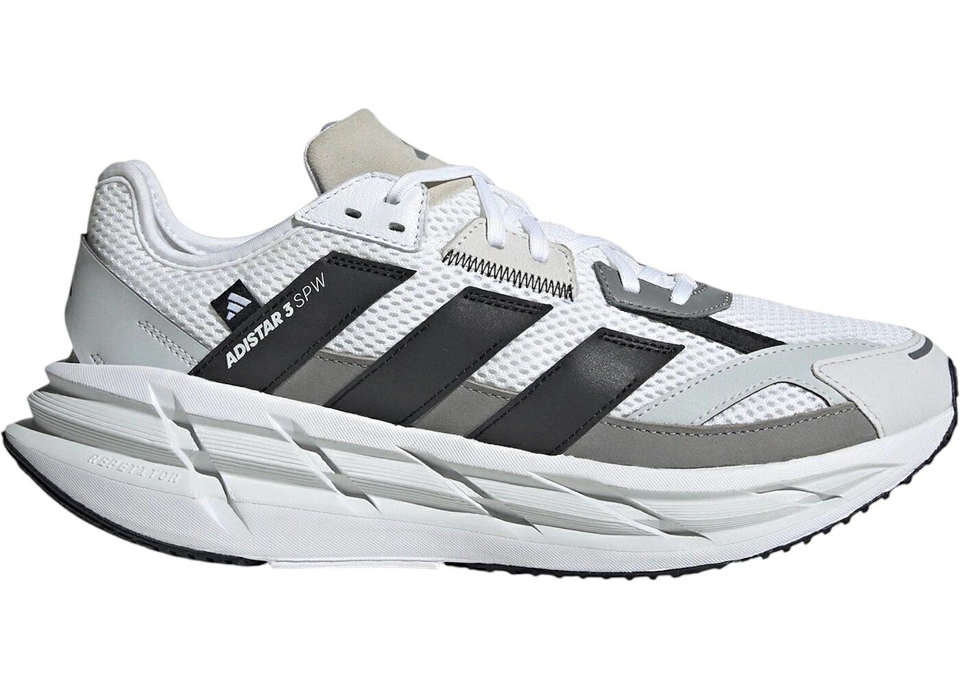 アディダス 白色 ホワイト 黒色 ブラック 灰色 グレー コア スニーカー メンズ ADIDAS ADISTAR 3 SPORTSWEAR WHITE BLACK DASH GREY / CLOUD WHITE CORE BLACK DASH GREY