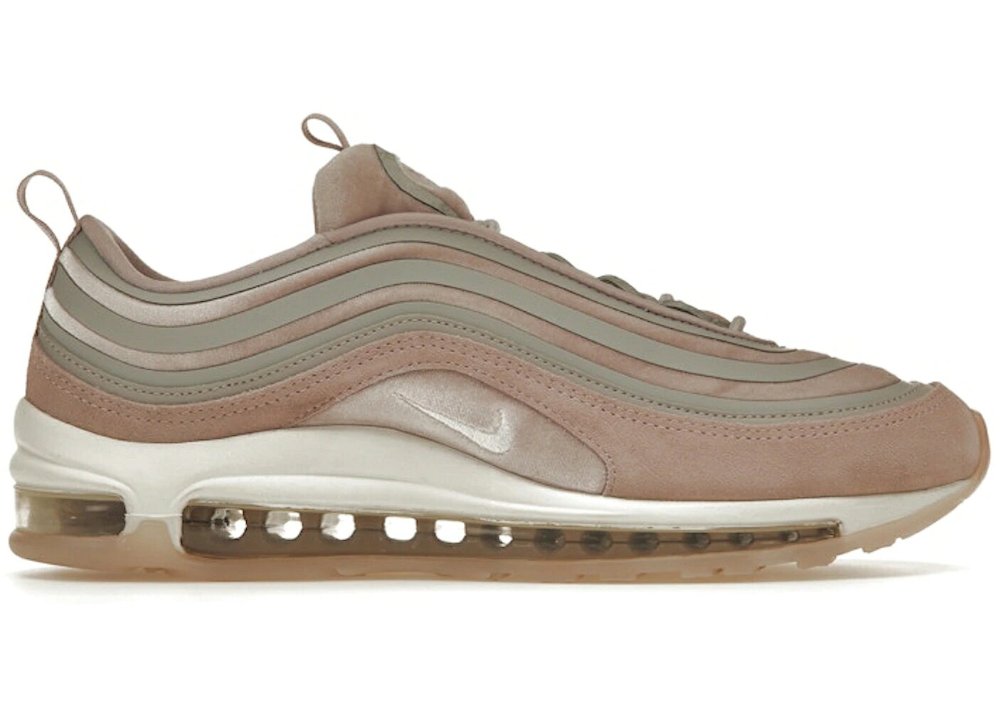 ナイキ マックス ウルトラ ローズ 灰色 グレー 白色 ホワイト エアマックス WOMEN'S スニーカー レディース NIKE AIR MAX 97 ULTRA 17 VELVET PARTICLE ROSE (WOMEN'S) / VAST GREY SUMMIT WHITE PARTICLE