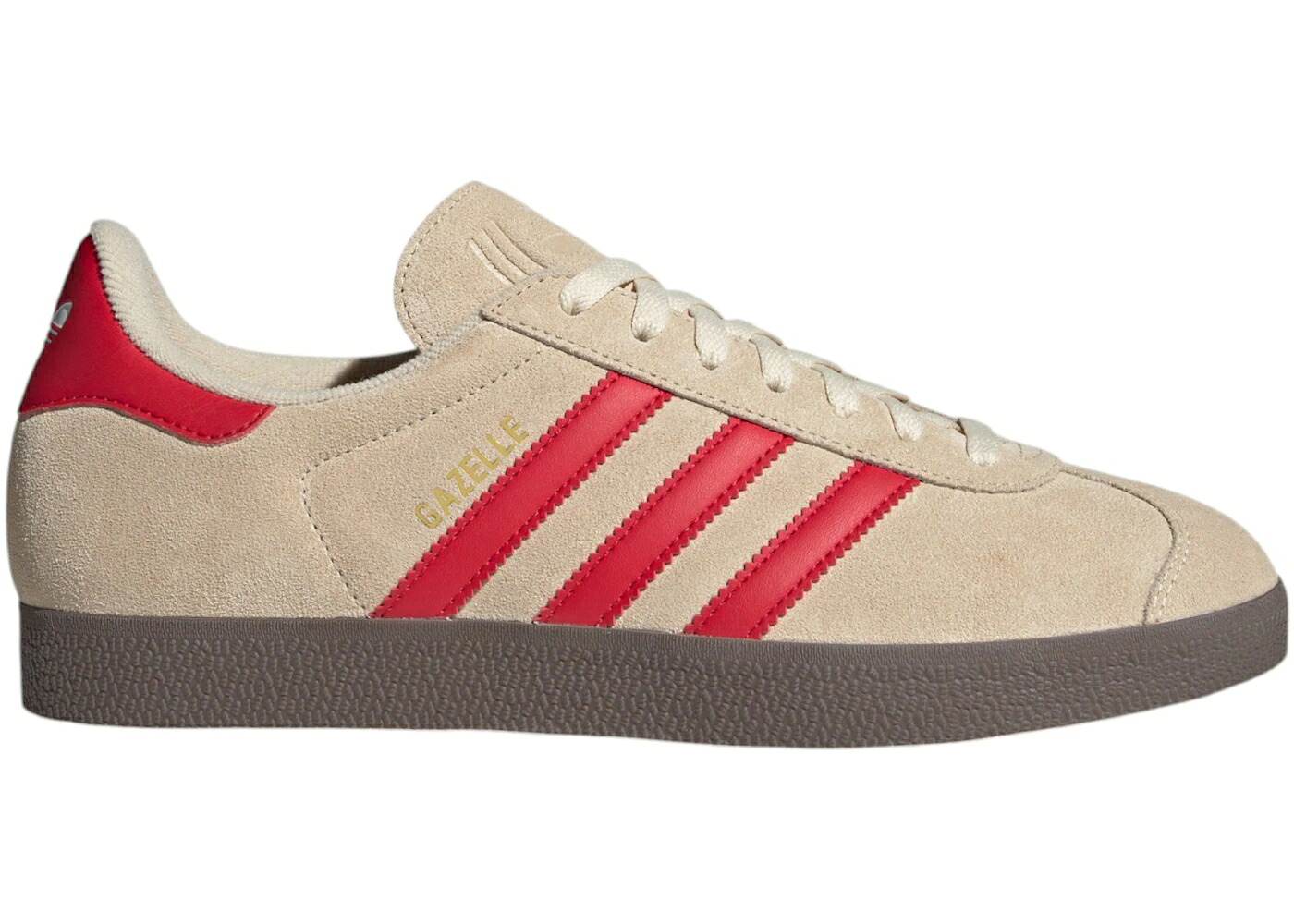 アディダス ガゼル 砂色 沙子 白いこと 白いこと スニーカー メンズ ADIDAS GAZELLE SAND STRATA BETTER SCARLET CLOUD WHITE / SAND STRATA BETTER SCARLET CLOUD