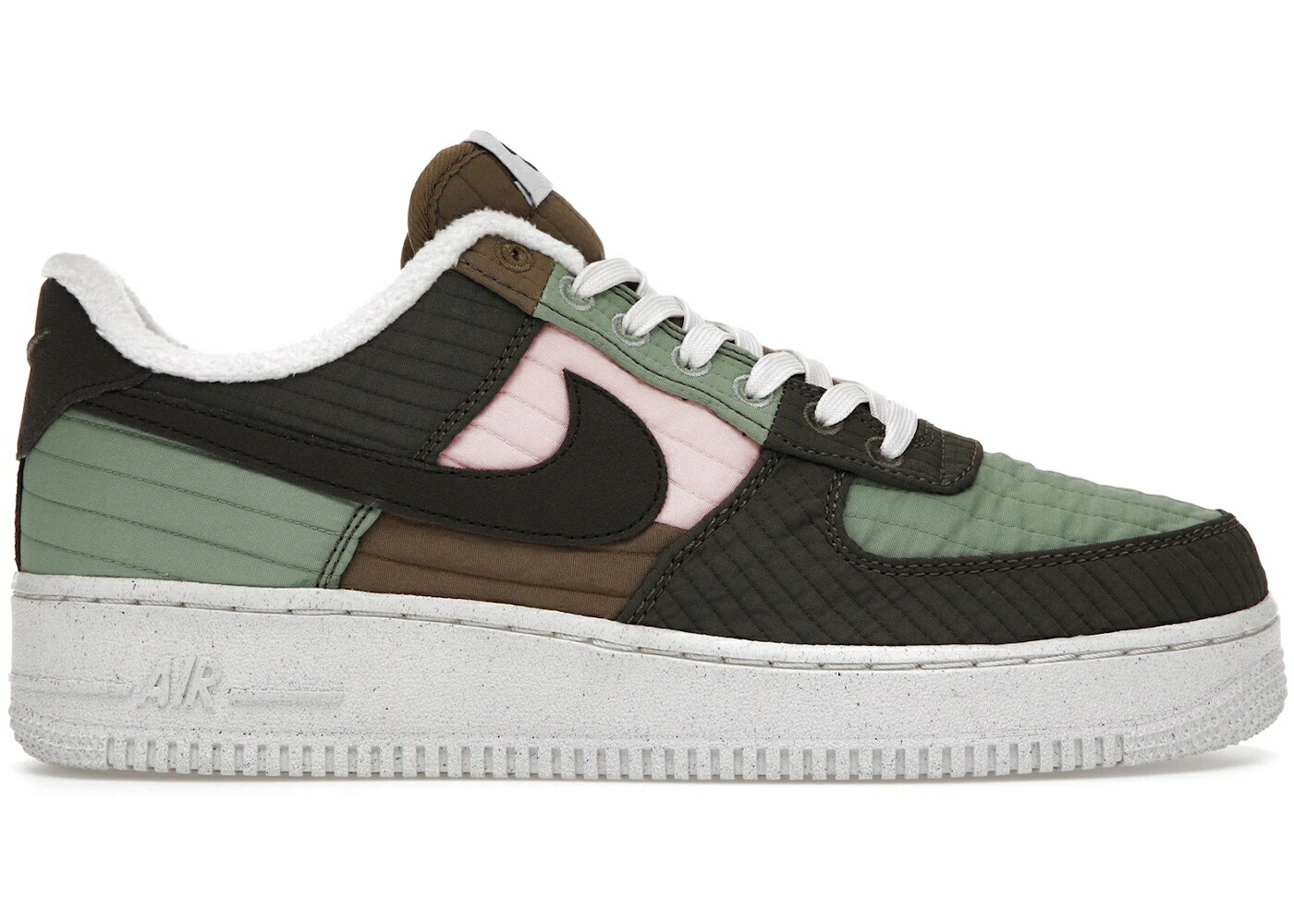 ナイキ 緑 グリーン オリーブ 茶色 ブラウン エアフォース 07 スニーカー メンズ NIKE AIR FORCE 1 LX LOW TOASTY OIL GREEN / OIL GREEN MEDIUM OLIVE BROWN