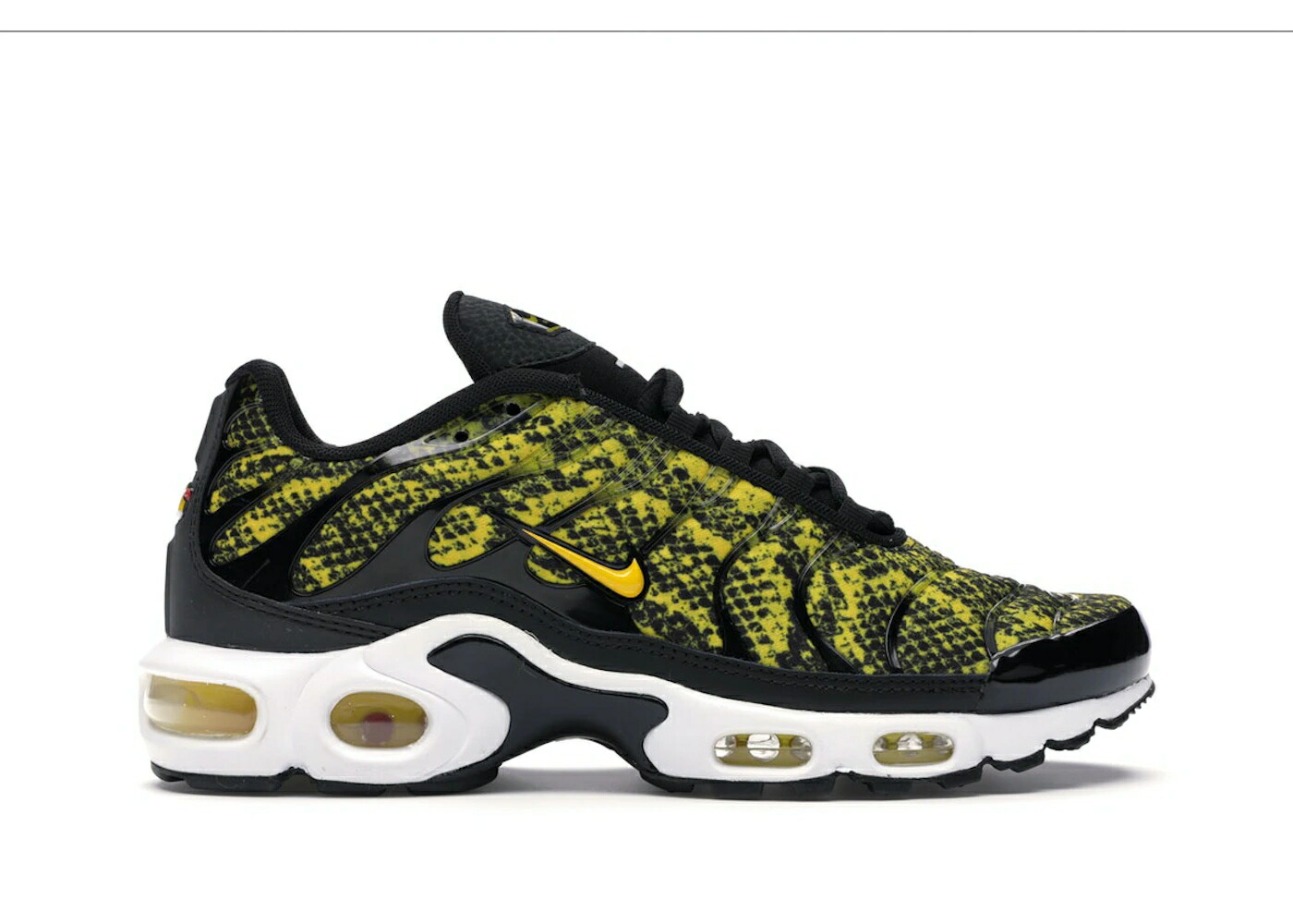 ナイキ マックス 黄色 イエロー 黒色 ブラック 白色 ホワイト エアマックスプラス WOMEN'S スニーカー レディース NIKE AIR MAX PLUS YELLOW SNAKESKIN (WOMEN'S) / BLACK TOUR YELLOW WHITE 42,540円