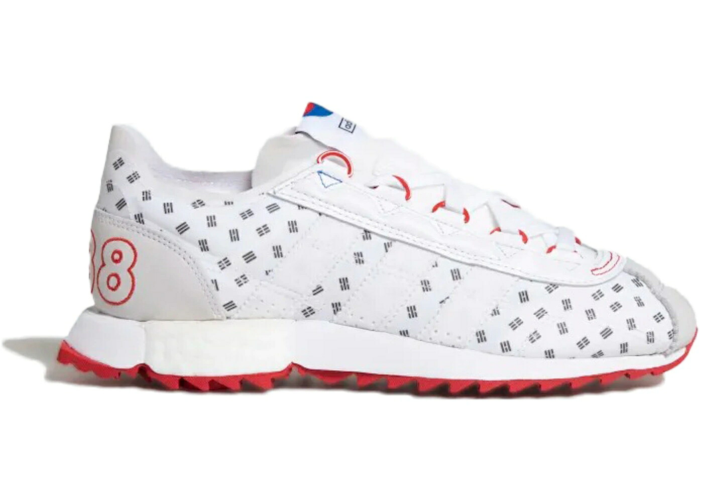 アディダス 白色 ホワイト 赤 レッド 青色 ブルー スニーカー メンズ ADIDAS SL7600 1988 / CLOUD WHITE LUSH RED GLOW BLUE