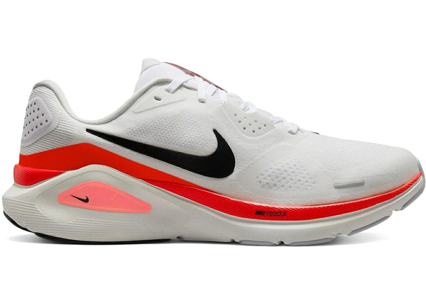 ナイキ 白いこと 白いこと 黒いこと 黒いこと クリムゾン スニーカー メンズ NIKE STRUCTURE 26 WHITE BLACK BRIGHT CRIMSON / WHITE BLACK BRIGHT CRIMSON