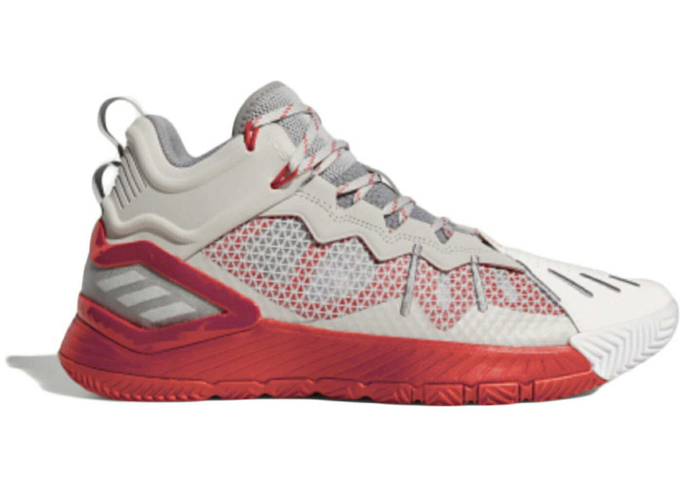 アディダス ローズ 赤 レッド 灰色 グレー 白色 ホワイト スニーカー メンズ ADIDAS D ROSE SON OF CHI GODSPEED RED / GREY TWO FOOTWEAR WHITE VIVID