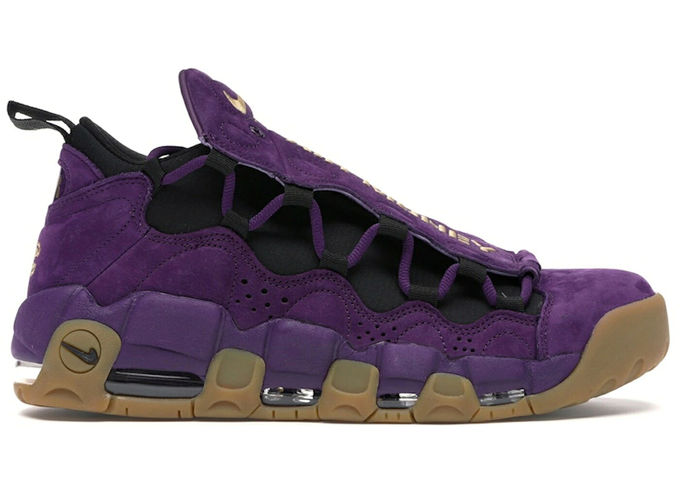 ナイキ ナイト 紫 パープル ゴールド 黒色 ブラック エアモアマネー スニーカー メンズ NIKE AIR MORE MONEY NIGHT PURPLE / NIGHT PURPLE METALLIC GOLD BLACK