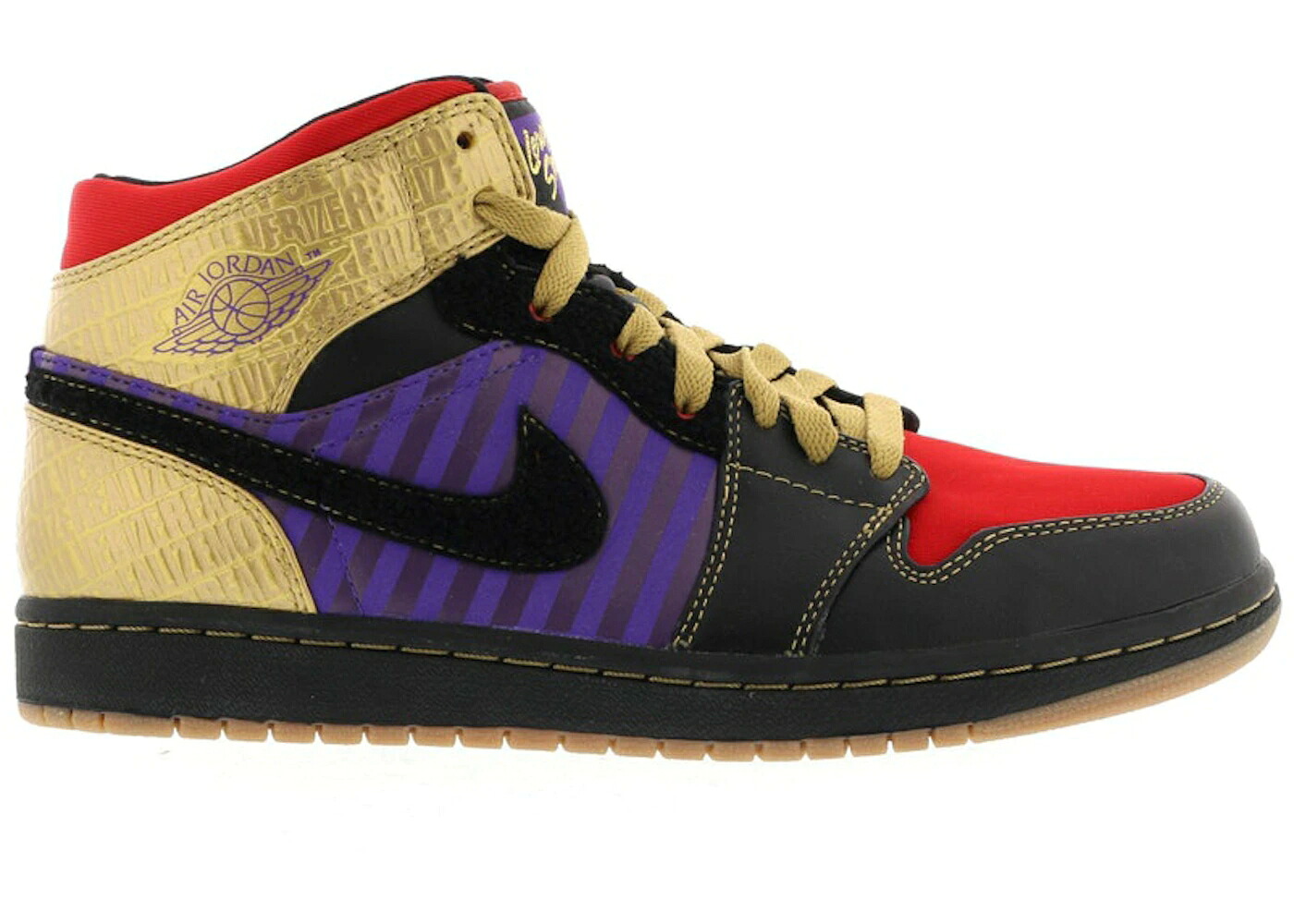 ナイキ ジョーダン 黒いこと 黒いこと ゴールド スニーカー メンズ JORDAN 1 RETRO LEROY SMITH / BLACK METALLIC GOLD VARSITY