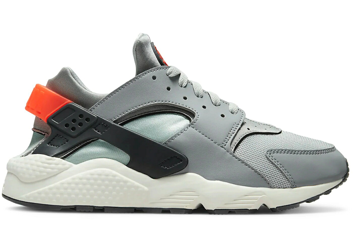 ナイキ ハラチ 薄墨色 薄墨色 野球クラブ 橙 オレンジ色 スニーカー メンズ NIKE AIR HUARACHE GREY FOG SAIL LIGHT SMOKE TEAM ORANGE / GREY FOG SAIL LIGHT SMOKE GREY