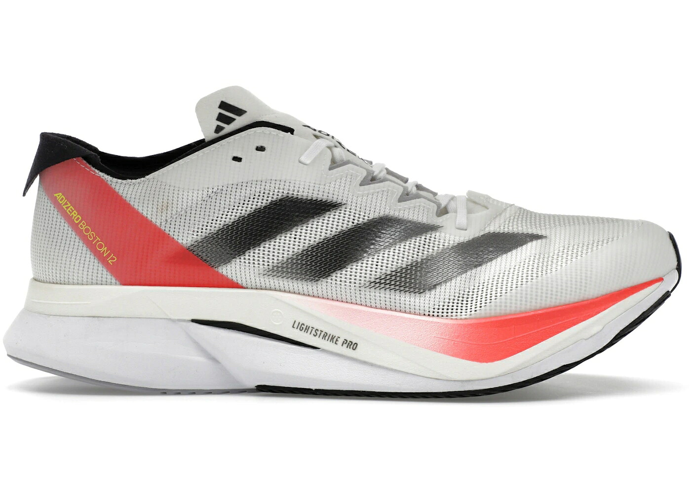 アディダス アディゼロ ボストン 白色 ホワイト 赤 レッド MET. スニーカー メンズ ADIDAS ADIZERO BOSTON 12 CLOUD WHITE AURORA SOLAR RED / CLOUD WHITE AURORA MET. SOLAR
