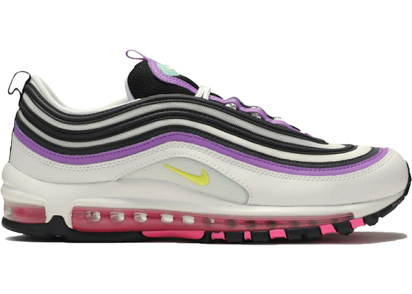 ナイキ マックス 紫 バイオレット 白色 ホワイト エアマックス WOMEN'S スニーカー レディース NIKE AIR MAX 97 BRIGHT VIOLET (WOMEN'S) / WHITE BRIGHT VIOLET AURORA