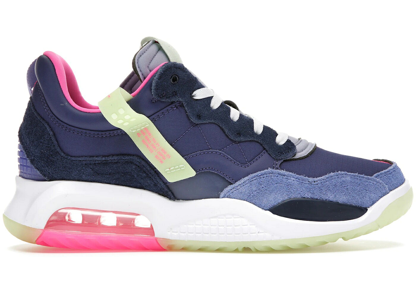 ナイキ ジョーダン 紫 パープル サクラ色 青碧 青色 スニーカー メンズ JORDAN MA2 LUKA DONCIC COSMIC DECEPTION / PURPLE PINK BLUE メンズ靴-靴