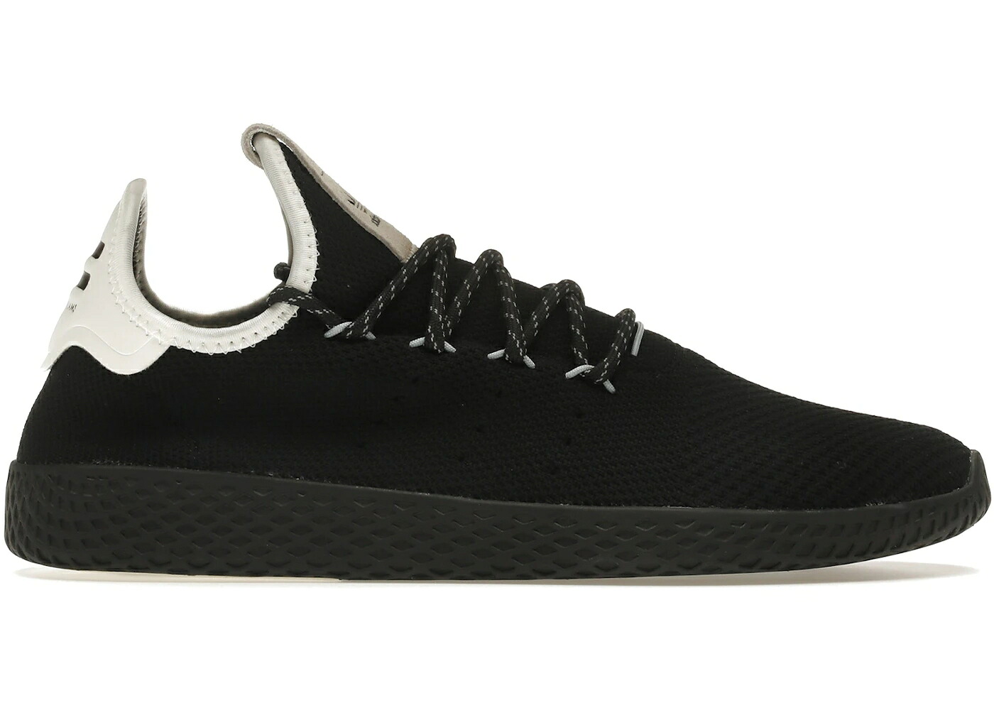 アディダス テニス コア 黒色 ブラック 白色 ホワイト 灰色 グレー スニーカー メンズ ADIDAS TENNIS HU PHARRELL CORE BLACK OFF WHITE / CORE BLACK OFF WHITE LIGHT GREY