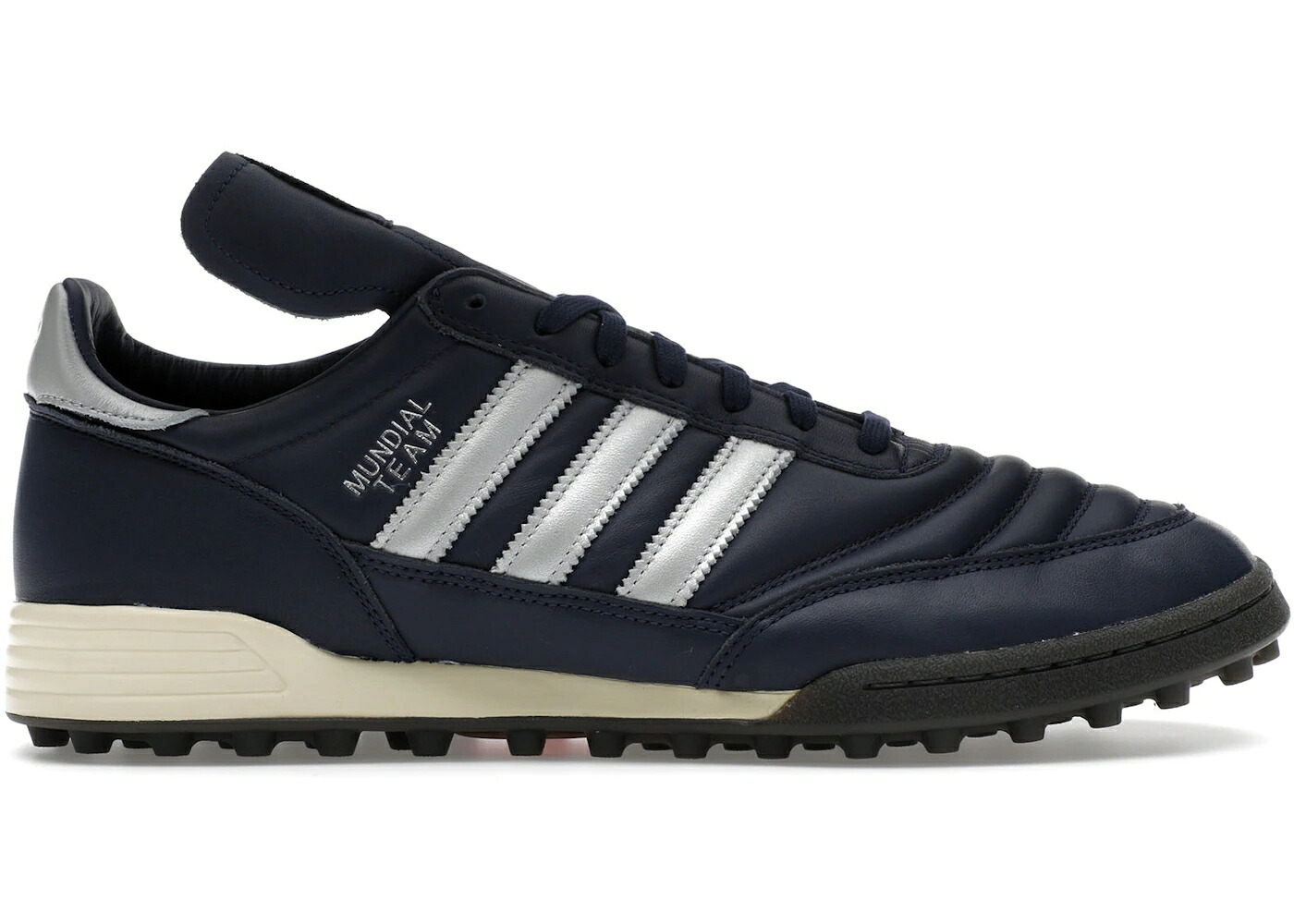 アディダス 野球クラブ ナイト爵 藍色 インディゴ しろがね色 しろがね色 スニーカー メンズ ADIDAS MUNDIAL TEAM NIGHT INDIGO SILVER METALLIC / NIGHT INDIGO SILVER METALLIC