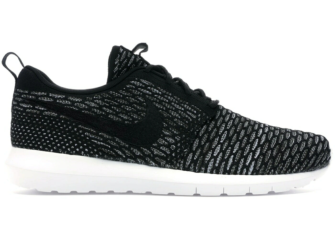 ナイキ ラン フライニット 黒色 ブラック スニーカー メンズ NIKE ROSHE RUN FLYKNIT BLACK SEQUOIA / BLACK BLACK SEQUOIA LIGHT ARMORY