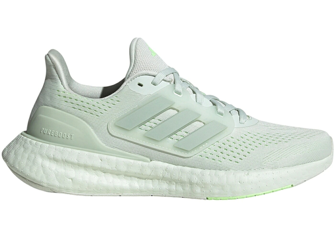 アディダス 翡翆 ジェード 緑 緑であること WOMEN\u0027S MET. スニーカー レディース ADIDAS PUREBOOST 23 CRYSTAL JADE LINEN GREEN MET SPARK (WOMEN\u0027S) / CRYSTAL JADE LINEN GREEN MET.