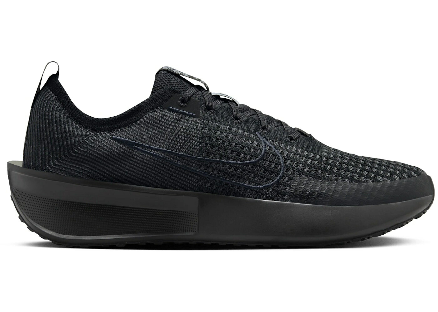 ナイキ ラン 黒色 ブラック 灰色 グレー スニーカー メンズ NIKE INTERACT RUN BLACK WOLF GREY ANTHRACITE / BLACK WOLF GREY ANTHRACITE