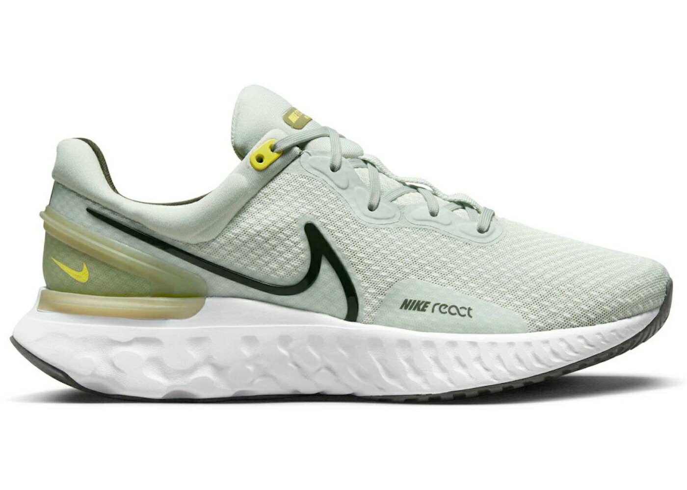 ナイキ リアクト 銀色 シルバー スニーカー メンズ NIKE REACT MILER 3 LIGHT SILVER SEQUOIA / LIGHT SILVER SEQUOIA PILGRIM
