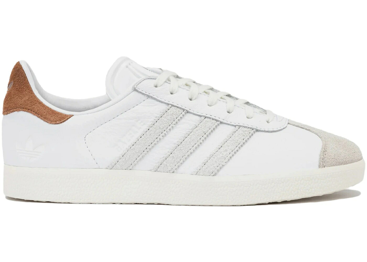 アディダス ガゼル 白色 ホワイト 茶色 ブラウン スニーカー メンズ ADIDAS GAZELLE SHOE PALACE WHITE BROWN / WHITE BROWN