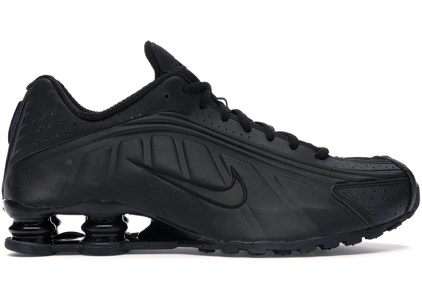 ナイキ ショックス 黒色 ブラック スニーカー メンズ NIKE SHOX R4 TRIPLE BLACK / BLACK BLACK BLACK