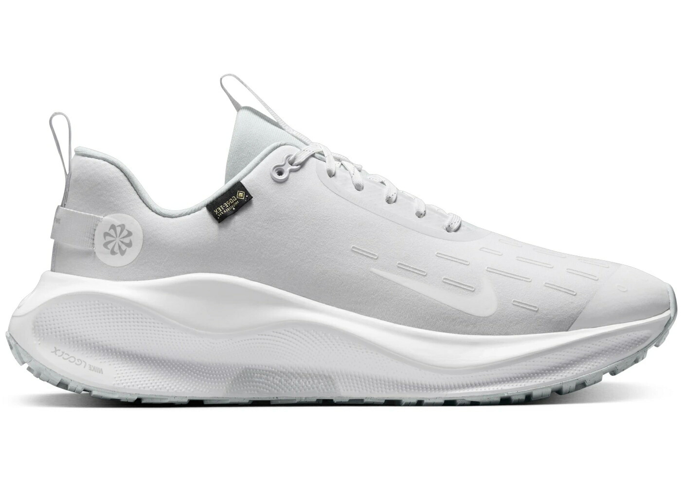 ナイキ リアクト ラン ゴアテックス 白色 ホワイト ピュア プラチナム スニーカー メンズ NIKE REACT INFINITY RUN 4 GORE-TEX WHITE PURE PLATINUM / WHITE PURE PLATINUM WHITE