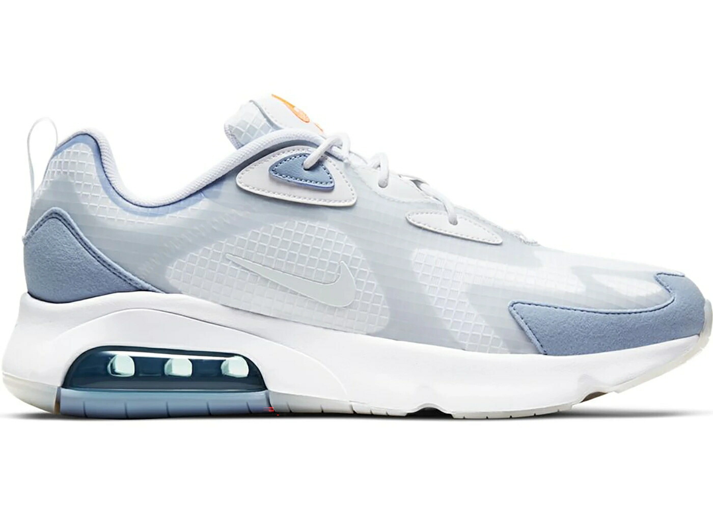 ナイキ マックス 白色 ホワイト 藍色 インディゴ ピュア プラチナム エアマックス スニーカー メンズ NIKE AIR MAX 200 WHITE INDIGO FOG / WHITE INDIGO FOG PURE PLATINUM